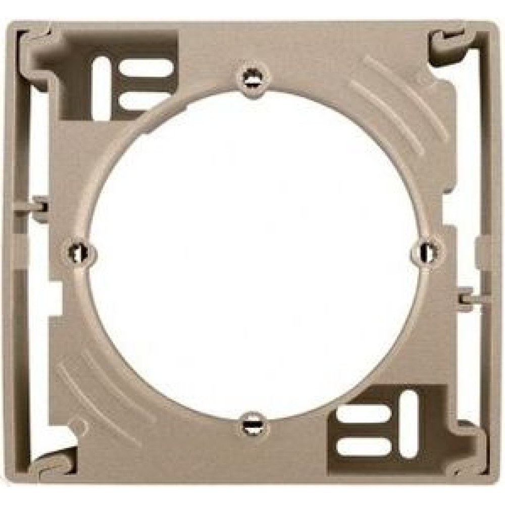 Коробка для наружного монтажа одиночная Schneider Electric Sedna Титан SDN6100168